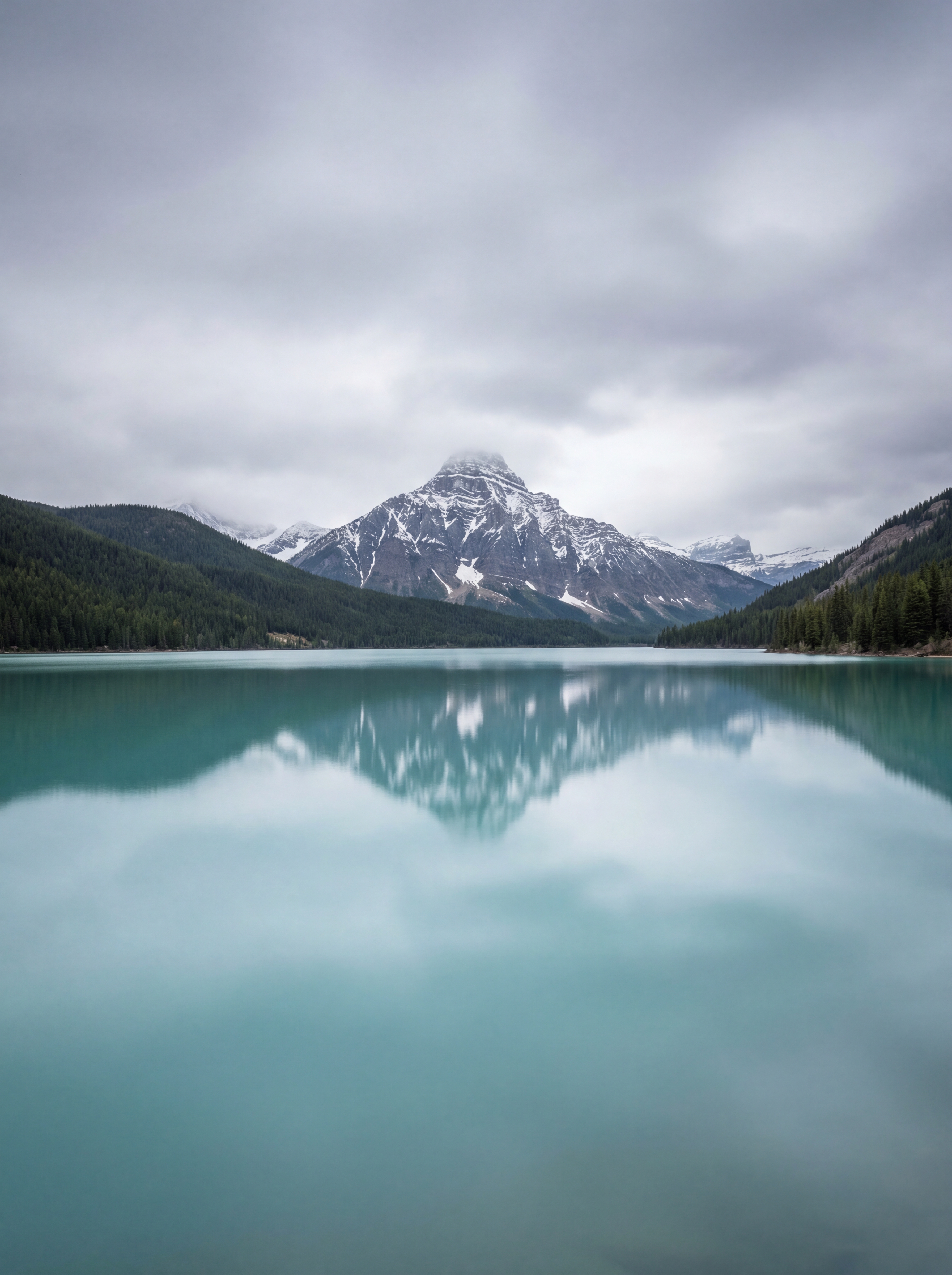 Bow River and Canadian Rockies